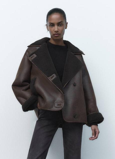 Imagen - Chaqueta doble faz marrón chocolate