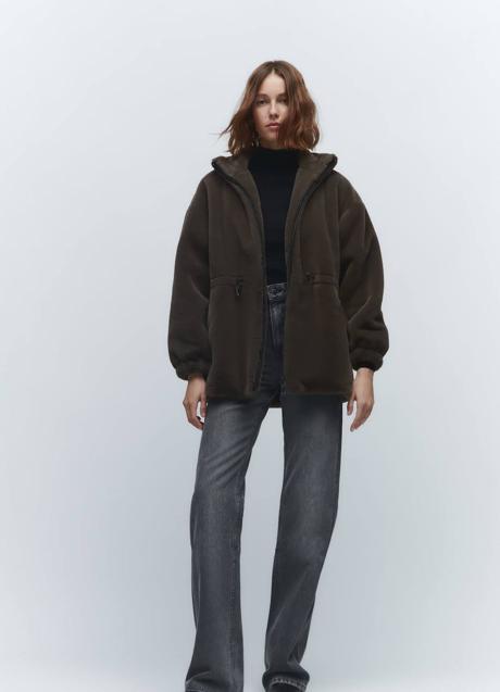 Imagen - Abrigo de borreguillo khaki