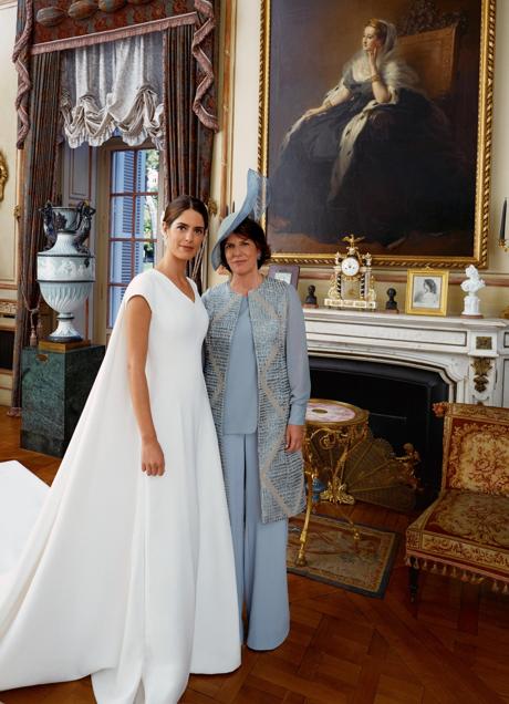 Imagen - Sofía Palazuelo junto a su madre, Sofía Barroso, el día de su boda. Foto: Gtres