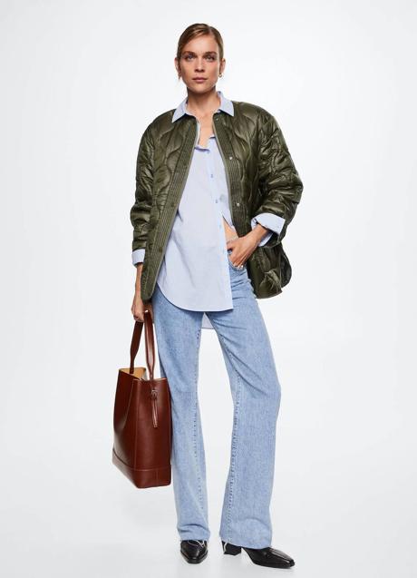 Imagen - Abrigo acolchado guateado en khaki