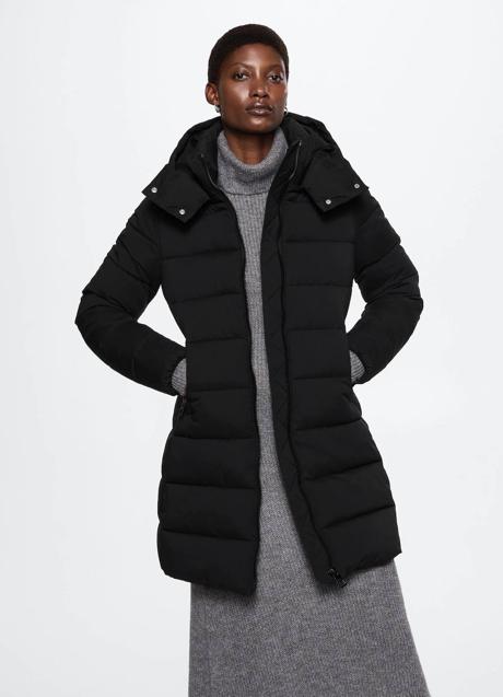 Imagen - Anorak largo acolchado en negro