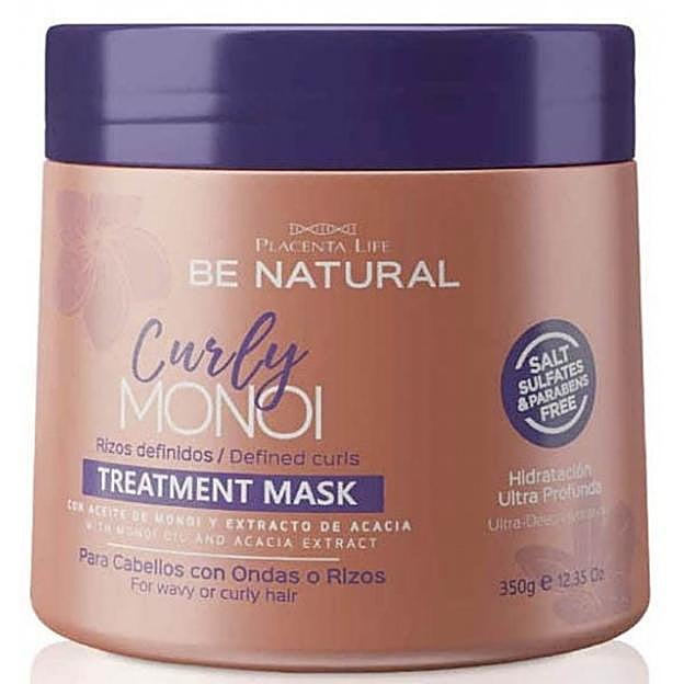 La Mascarilla Curly Monoi de Be Natural. 