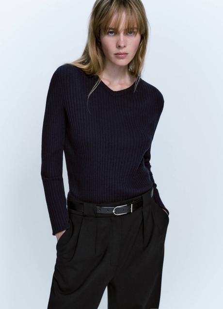 Imagen - Camiseta en tejido de canalé