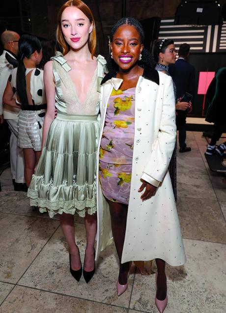Imagen - Con Phoebe Dynevor, actriz de Los Bridgerton. 