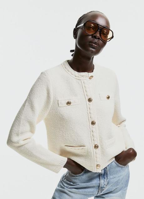 Imagen - Cárdigan blanco de H&M, 49,99€.