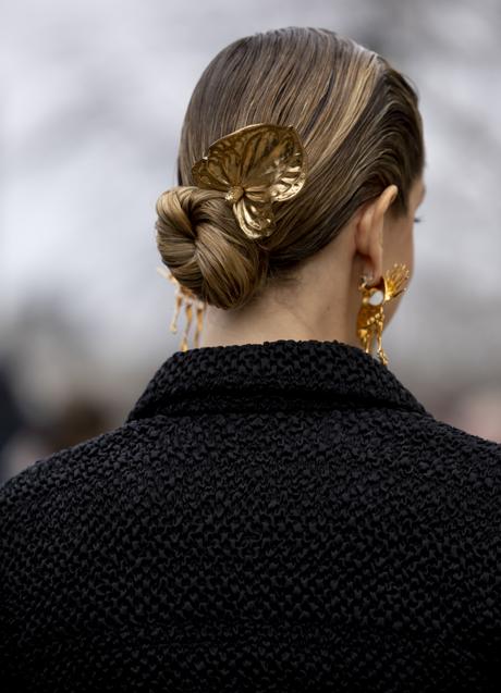 Imagen - Chiara Ferrafni con moño bajo. Foto: Imaxtree.