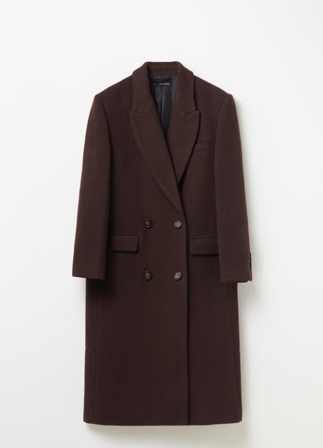 Imagen - Abrigo en marrón chocolate de Sfera. Foto: Sfera.