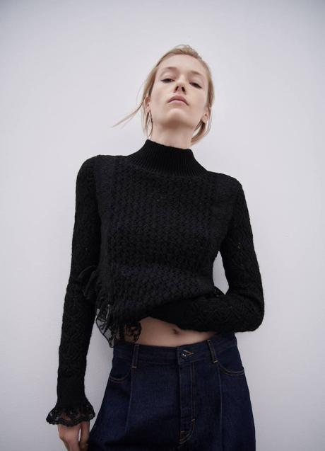 Imagen - Jersey con detalles de encaje