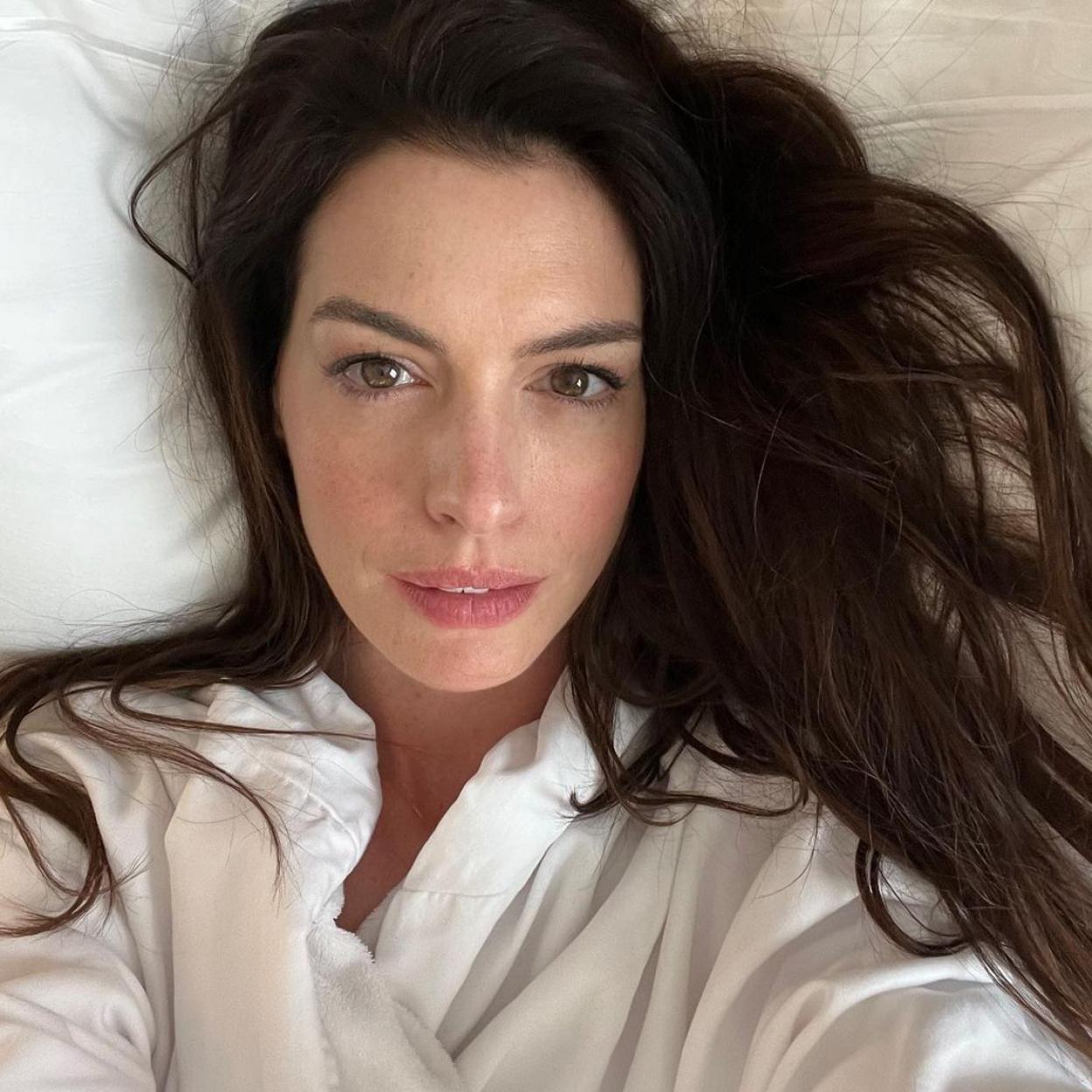 La actriz Anne Hathaway.