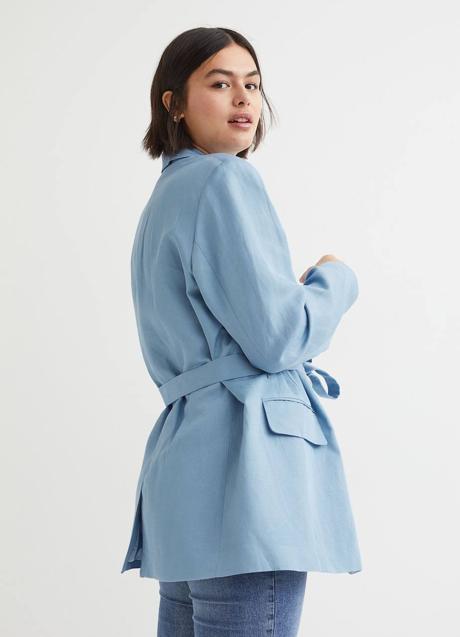 Imagen - Blazer azul con cinturón