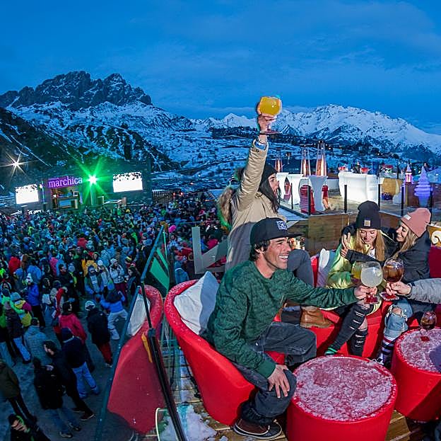 Marchica, en Formigal-Panticosa, es el après-ski con más ambiente de las estaciones de esquí de España. 