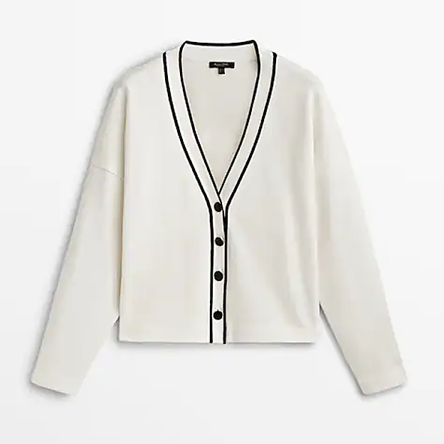 La chaqueta de punto de Massimo Dutti.