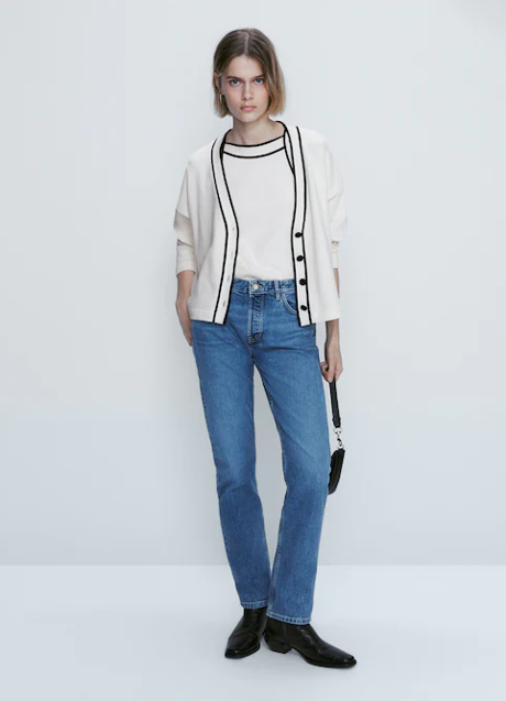 Imagen - Así queda el cárdigan de punto de Massimo Dutti.