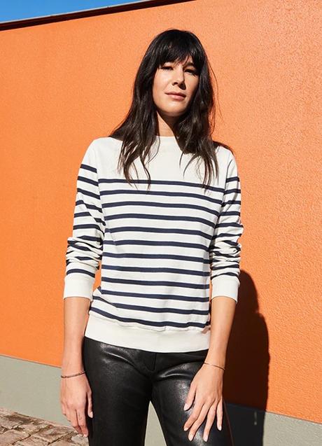 Imagen - Sudadera con estampado de rayas de Organic Casuals. Foto: Cortesía de Organic Casuals.