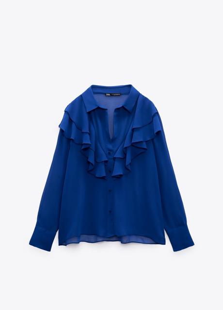 Imagen - Blusa de volantes de Zara, 25,95€.