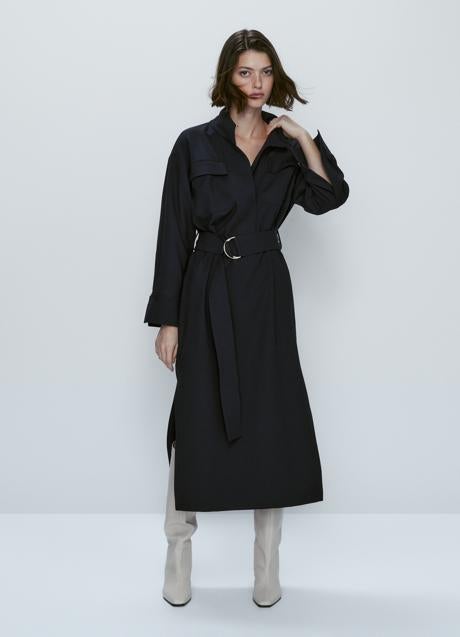 Imagen - Vestido con cinturón de Massimo Dutti (99,99 euros)