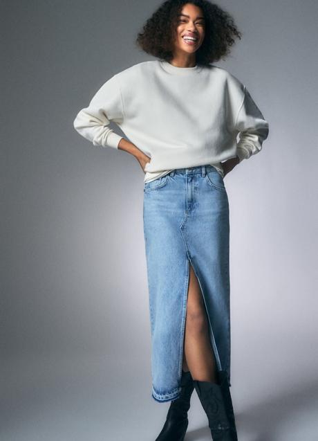 Imagen - Falda vaquera larga de Pull&Bear, 25,99€