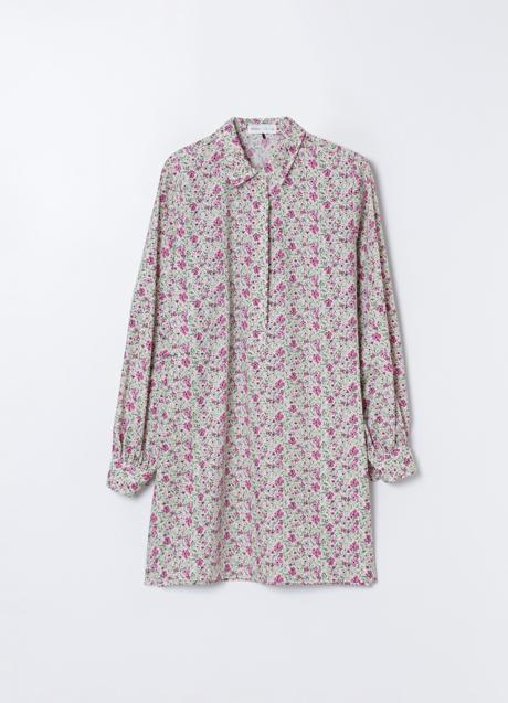 Imagen - Vestido camisero de flores de Lefties. Foto: Lefties.