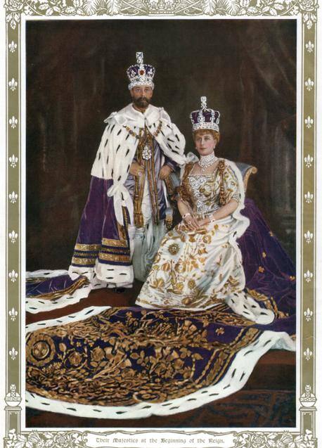 Imagen - Coronación de la reina Mary y Jorge V. Gtres.