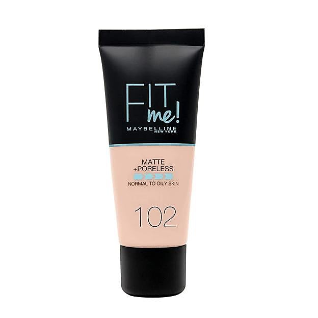 Fit Me Matte + Poreless de Maybelline.