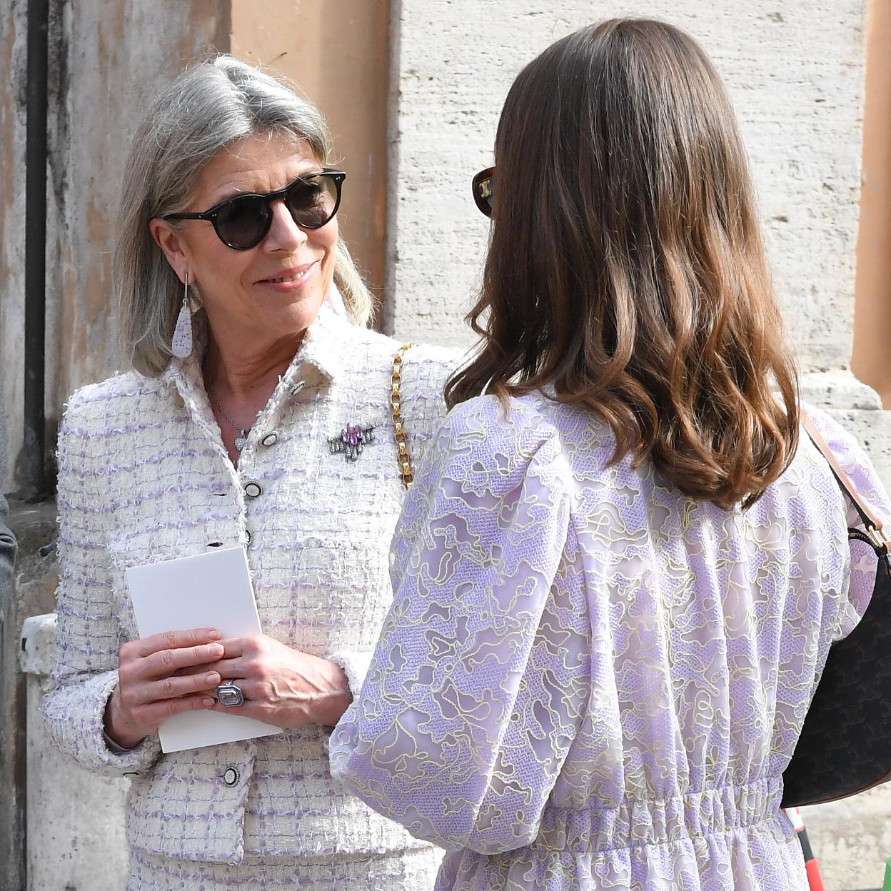 Carolina de Mónaco y Alexandra de Hannover.