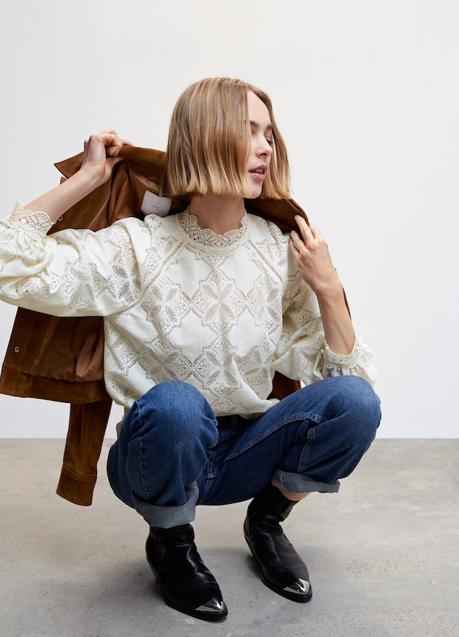 Imagen - Blusa blanca de Mango (29,99 euros)