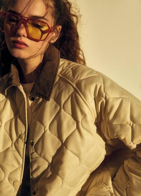 Imagen - Chaqueta guateada con cuello de pana