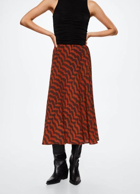 Imagen - Falda estampada de Mango, 15,99€.
