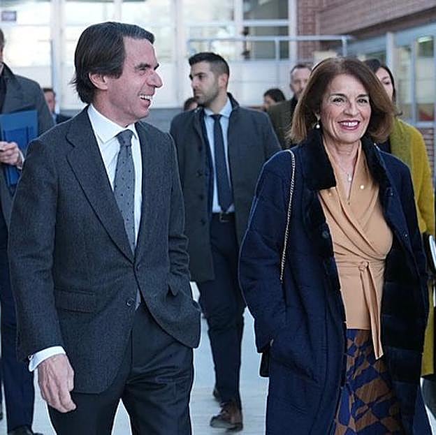 José María Aznar y Ana Botella.
