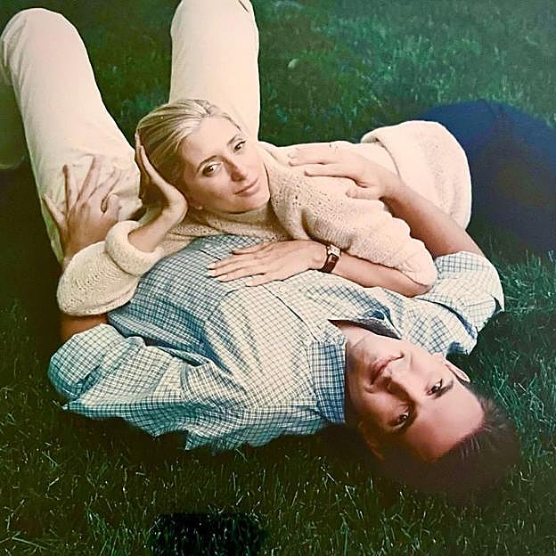 Marie Chantal Miller y Pablo de Grecia, en un retrato de juventud. 