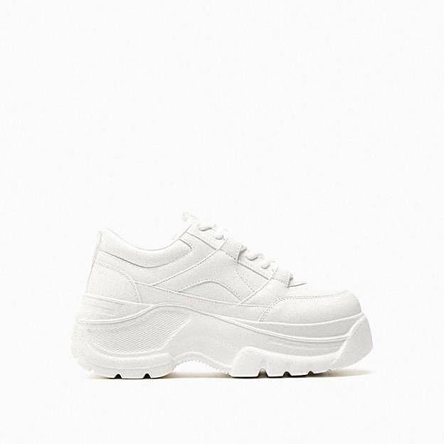 Zapatillas track con maxi suela