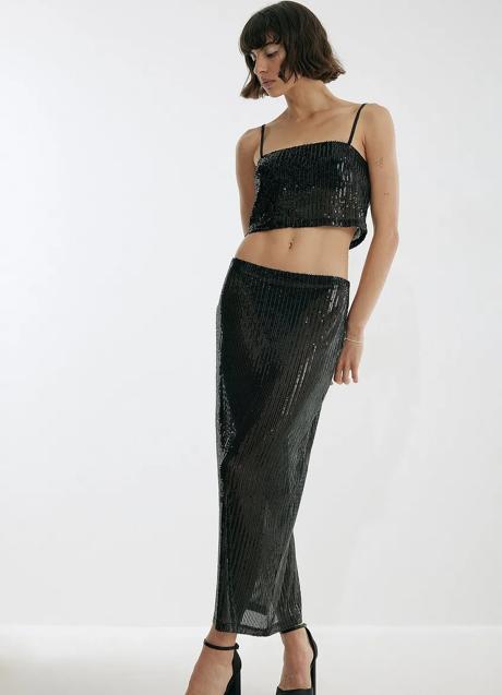 Imagen - Falda de lentejuelas de NA-KD, 13,98€.