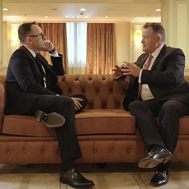 Paul Burrell, durante su conversación con Risto Mejide en la que habló de Diana de Gales y de la familia real británica.