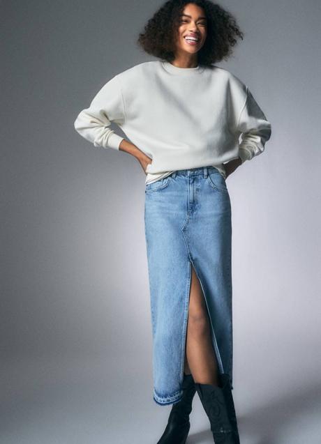 Imagen - Falda larga vaquera