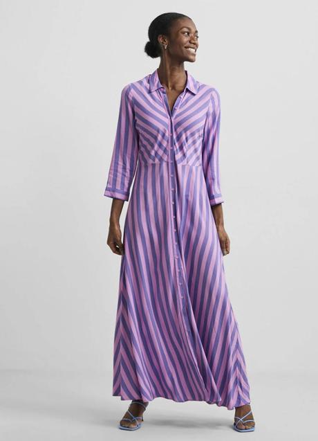 Imagen - Vestido camisero a rayas