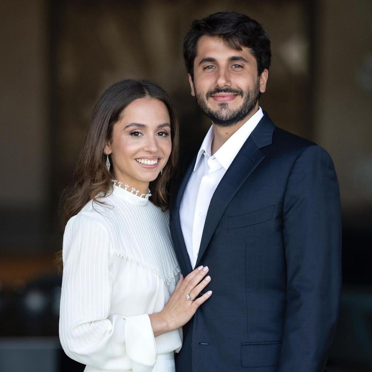 La princesa Iman y su prometido, Jameel Alexander Thermiotis