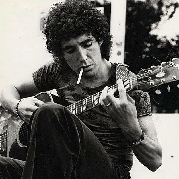 El cantante Miguel Ríos en sus primeros años como artista.