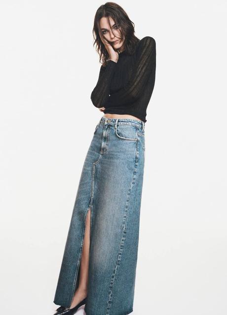 Imagen - Falda vaquera larga