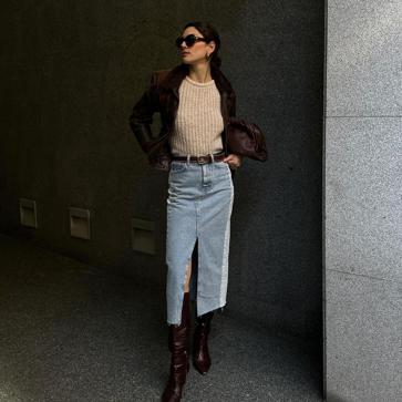 Imagen secundaria 1 - Looks de street style y uno de la influencer Marta Ortiz.