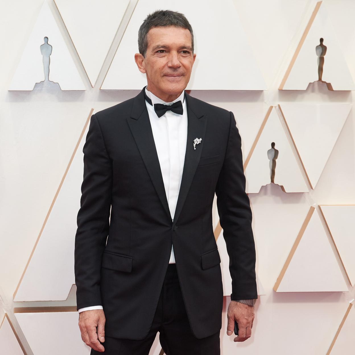 Antonio Banderas, en la alfombra roja de los Premios Oscar 2020. 