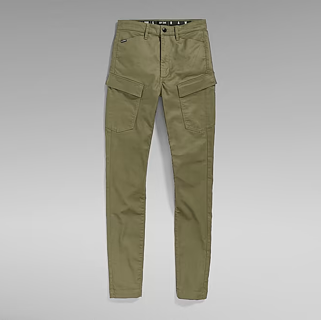 Así son los pantalones cargo de G-Star.