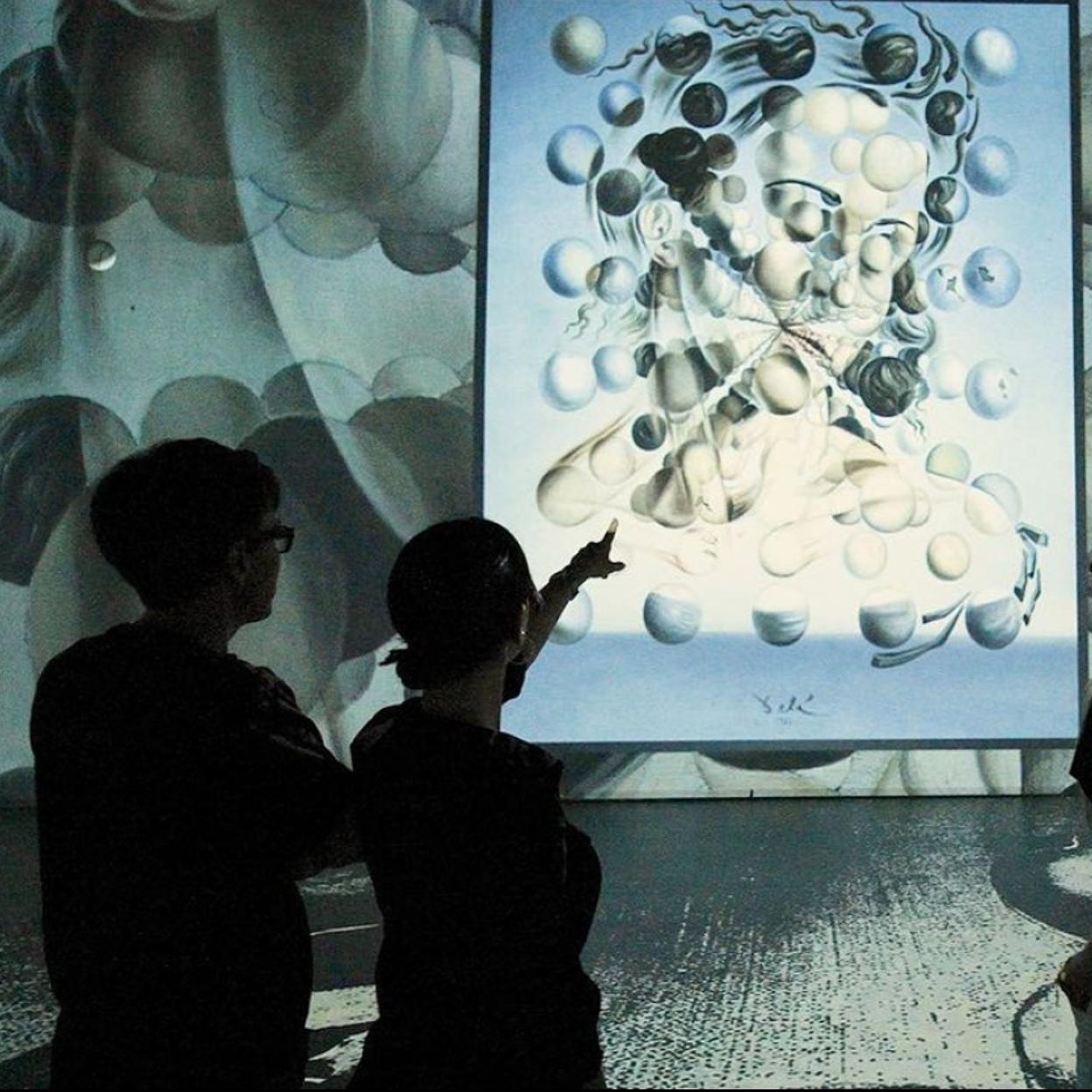 Exposición Dalí Cibernético, en Barcelona. 