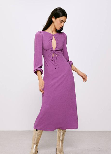 Imagen - Vestido midi cut out