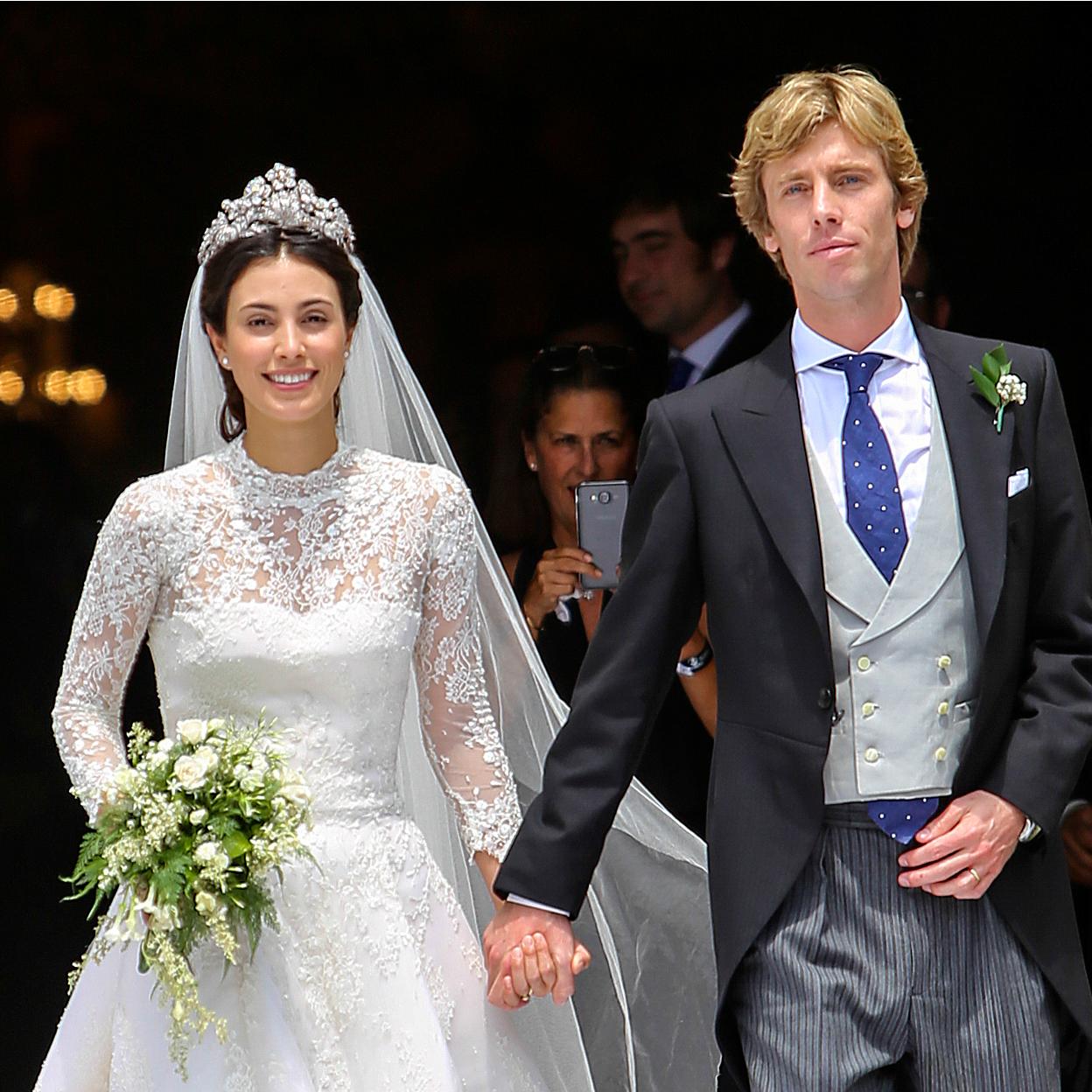 Sassa de Osma y Christian de Hannover el día de su boda