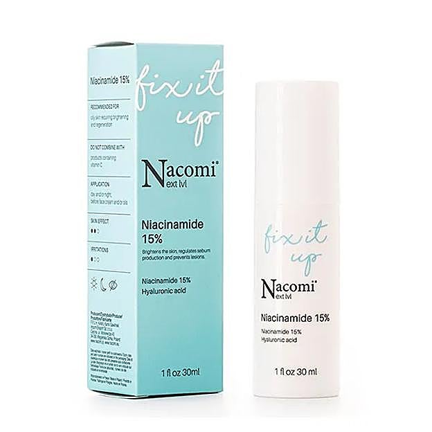 Sérum Fix It Up Niacinamida 15% de Nacomi.