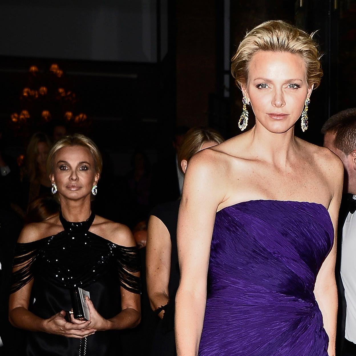 Corinna Larsen y la princesa Charlène de Mónaco