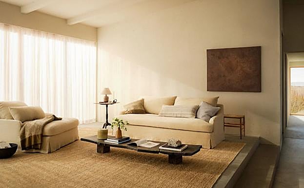 Salón de la nueva editorial deco de Zara Home.