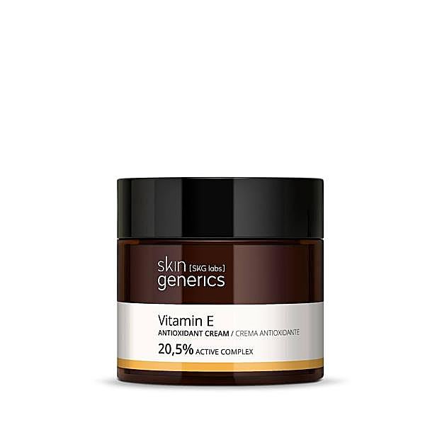 Crema Antioxidante Vitamina E 20,5% Complejo Activo de Skin Generics