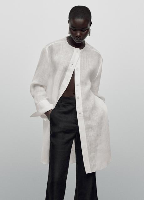 Imagen - Camisa blanca de Massimo Dutti (99,99 euros)