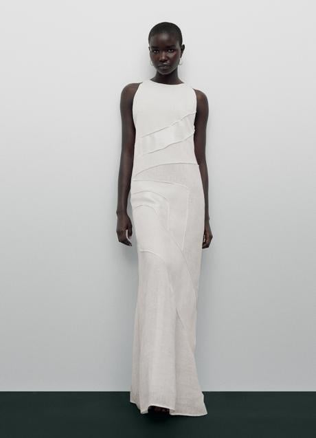 Imagen - Vestido blanco de Massimo Dutti (199,95 euros)